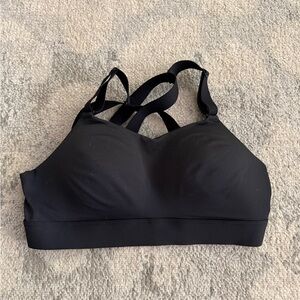 PINK Victoria's Secret Black Strappy Wireless Bra